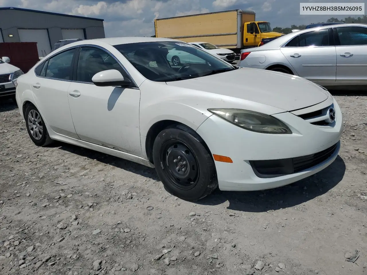 2011 Mazda 6 I VIN: 1YVHZ8BH3B5M26095 Lot: 62309125