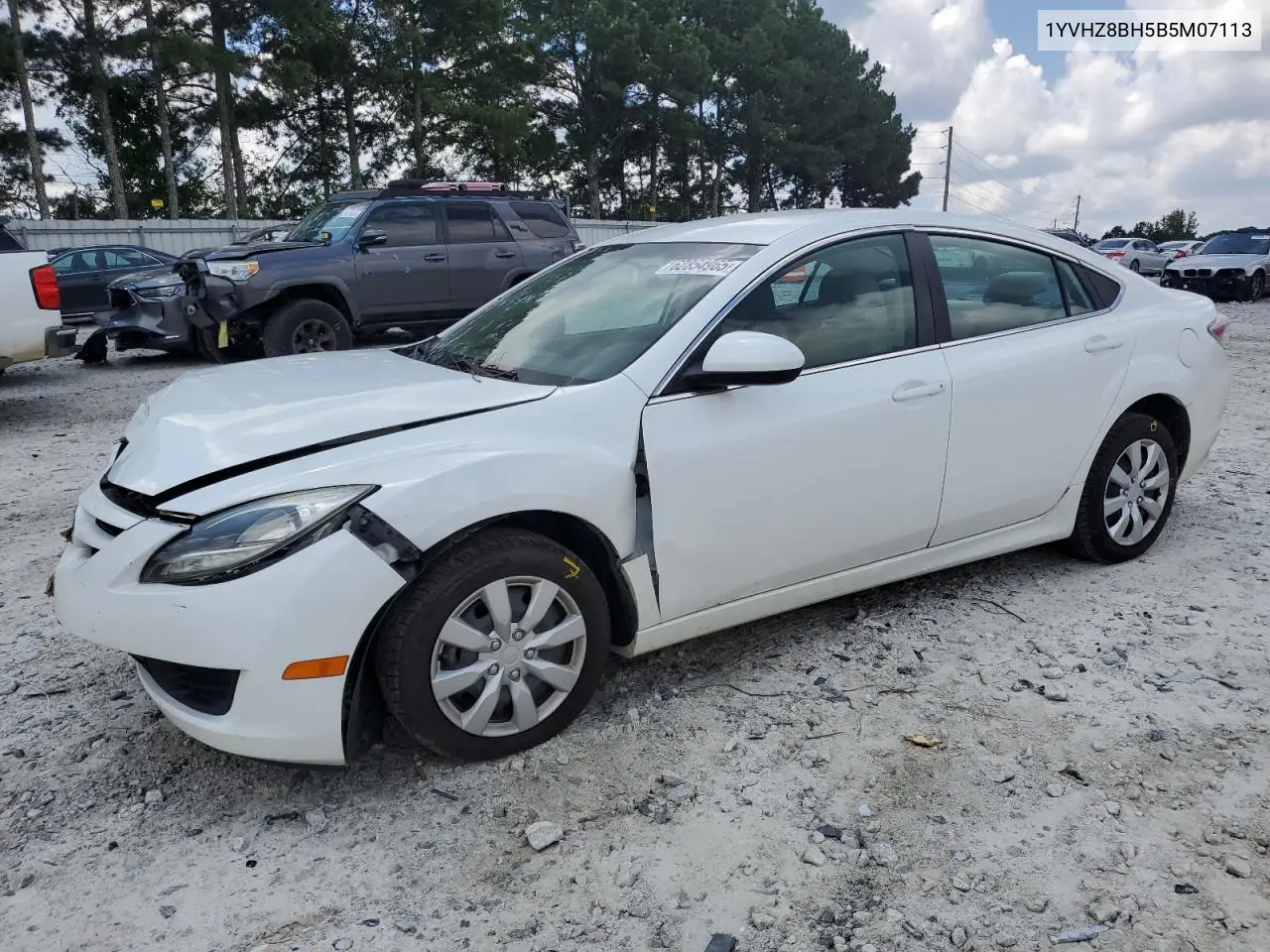 2011 Mazda 6 I VIN: 1YVHZ8BH5B5M07113 Lot: 62854965