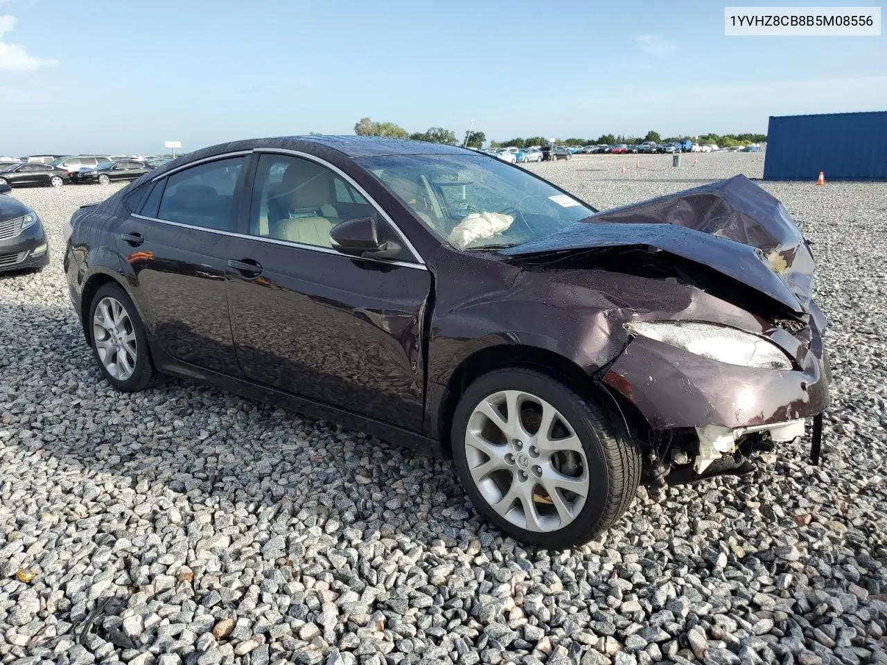 2011 Mazda 6 S VIN: 1YVHZ8CB8B5M08556 Lot: 62882765