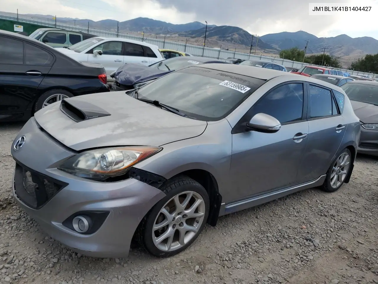 2011 Mazda Speed 3 VIN: JM1BL1K41B1404427 Lot: 63159985