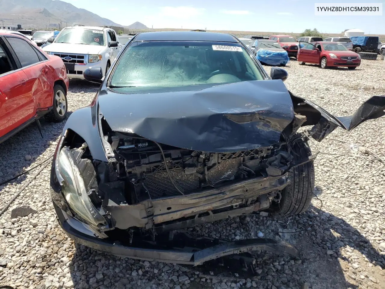 2012 Mazda 6 I VIN: 1YVHZ8DH1C5M39331 Lot: 58600515