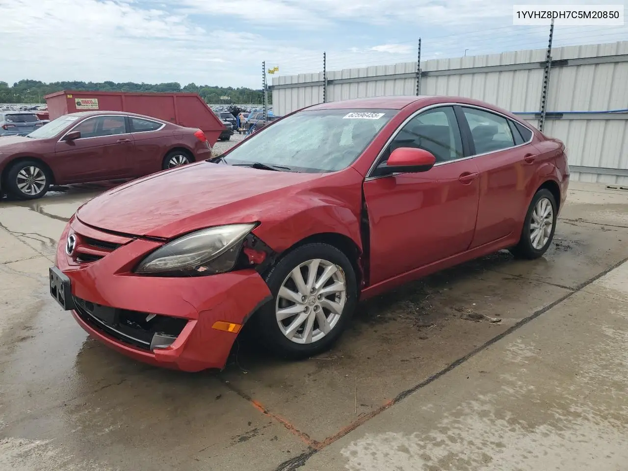 2012 Mazda 6 I VIN: 1YVHZ8DH7C5M20850 Lot: 62596455