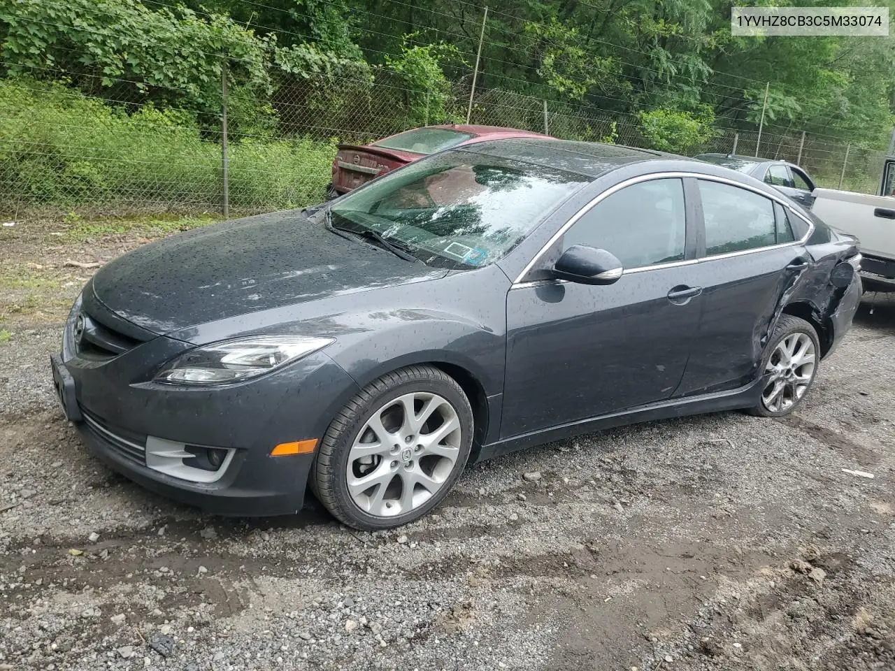 2012 Mazda 6 S VIN: 1YVHZ8CB3C5M33074 Lot: 62713335