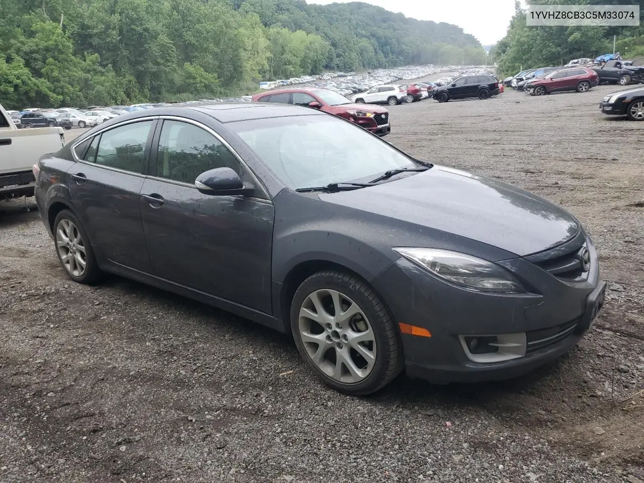 2012 Mazda 6 S VIN: 1YVHZ8CB3C5M33074 Lot: 62713335