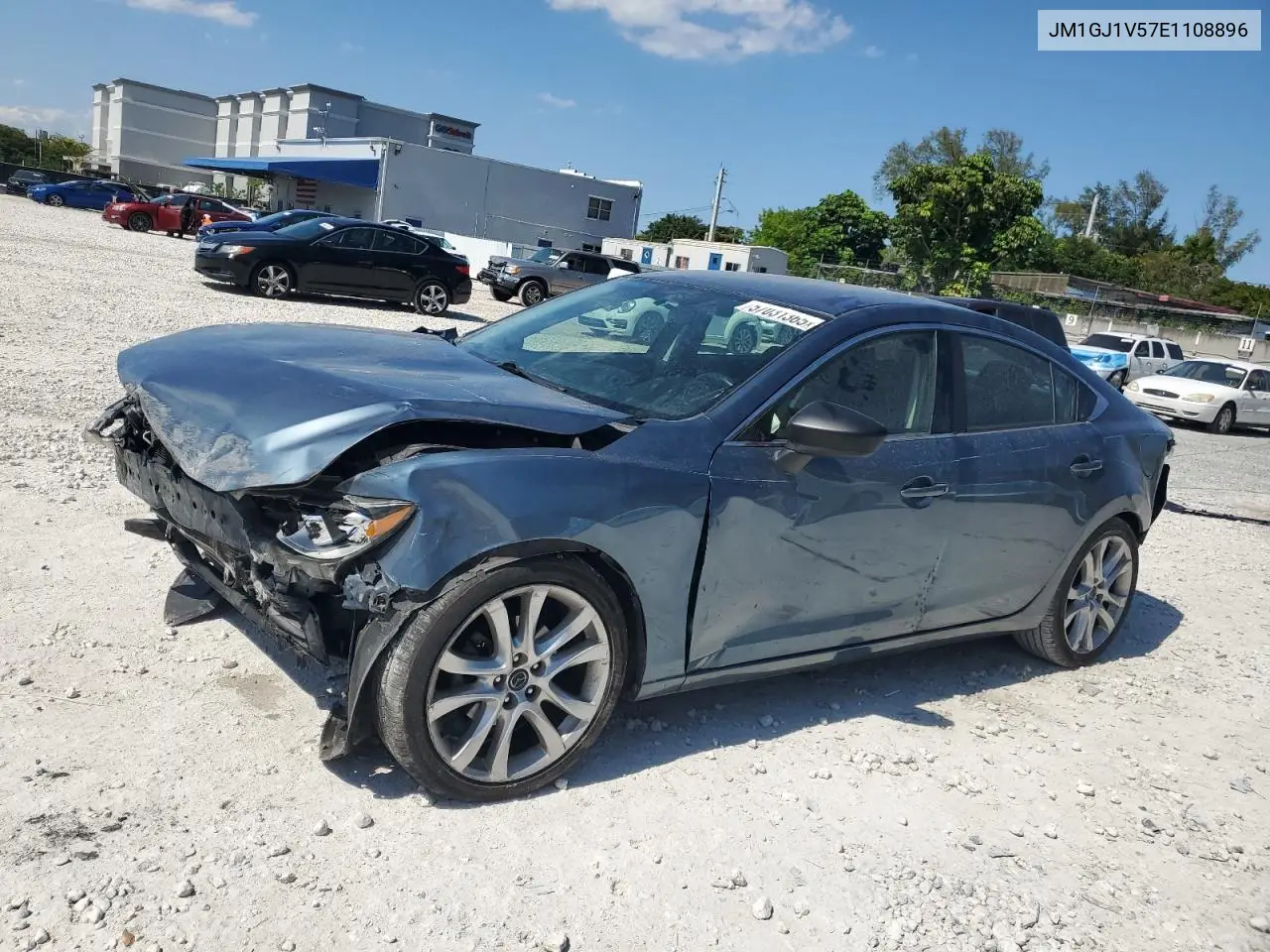 2014 Mazda 6 Touring VIN: JM1GJ1V57E1108896 Lot: 57031365