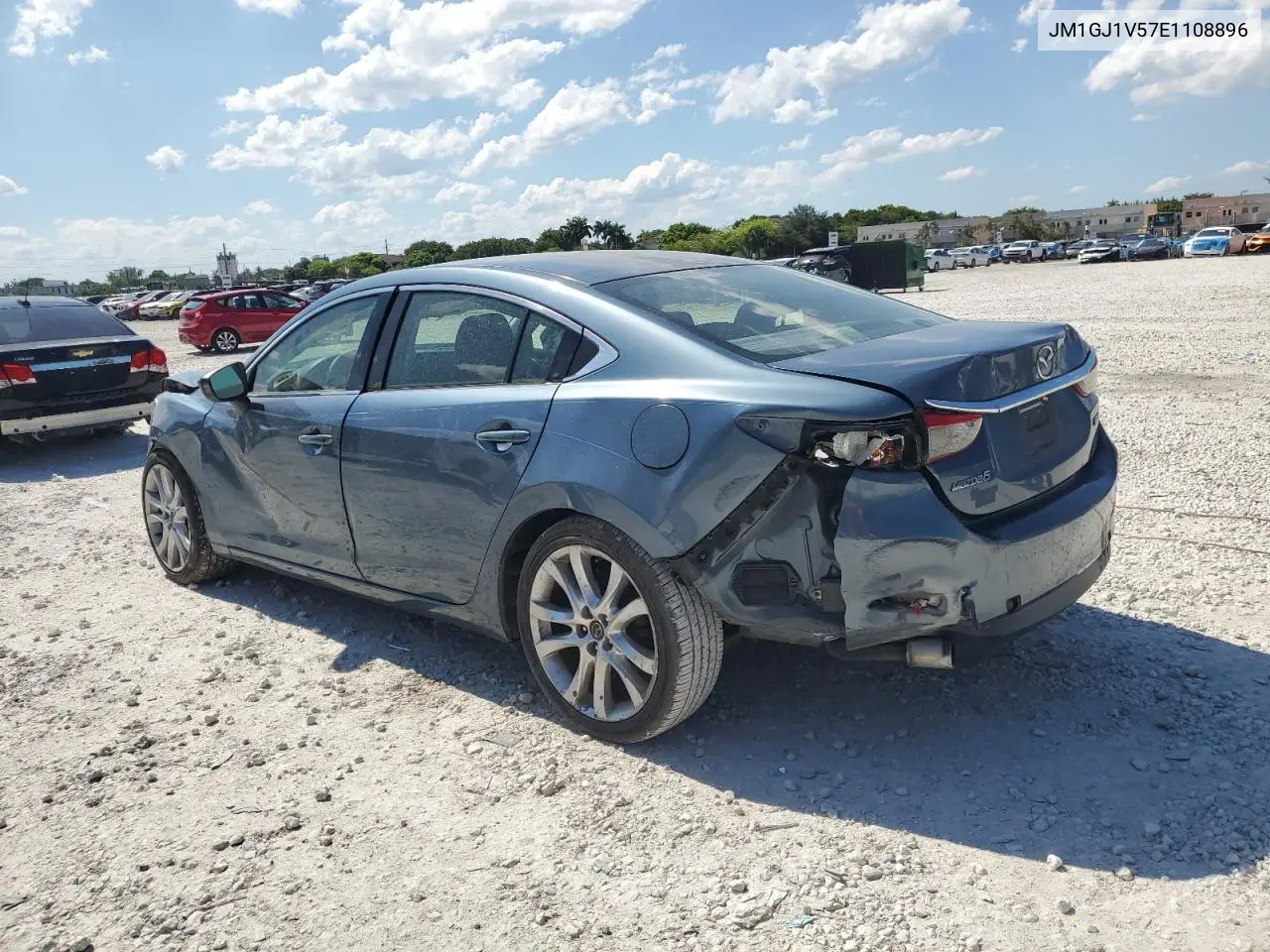 2014 Mazda 6 Touring VIN: JM1GJ1V57E1108896 Lot: 57031365
