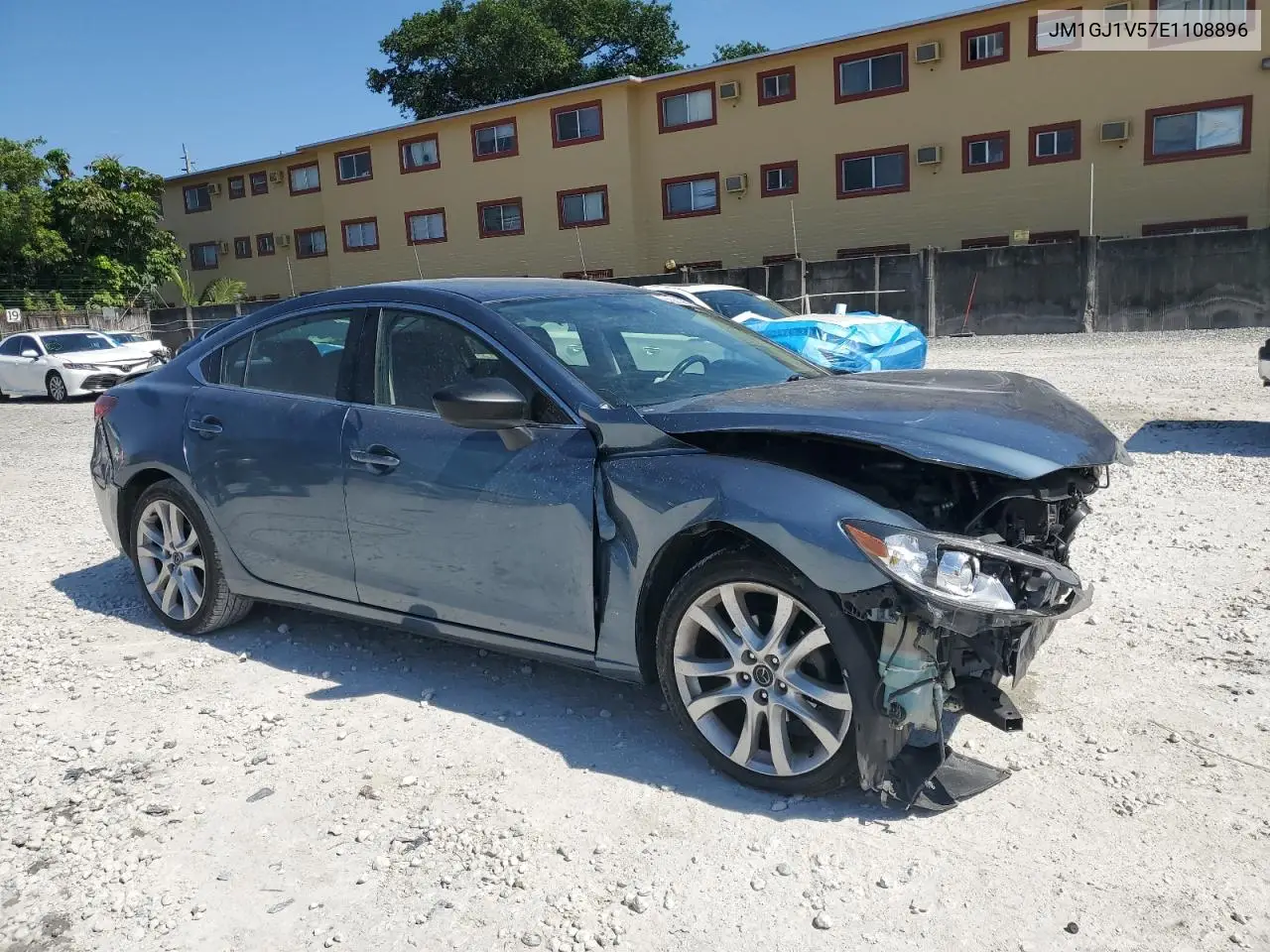 2014 Mazda 6 Touring VIN: JM1GJ1V57E1108896 Lot: 57031365