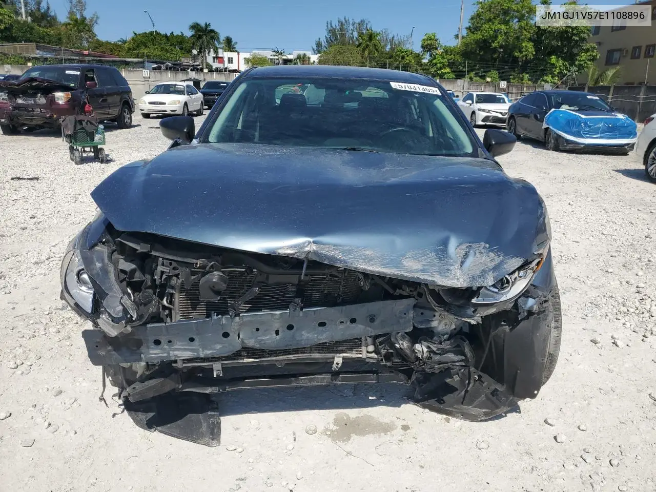 2014 Mazda 6 Touring VIN: JM1GJ1V57E1108896 Lot: 57031365
