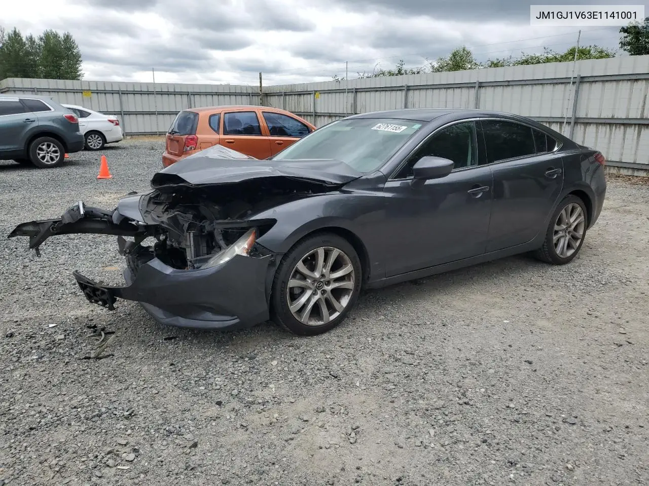 2014 Mazda 6 Touring VIN: JM1GJ1V63E1141001 Lot: 62761155