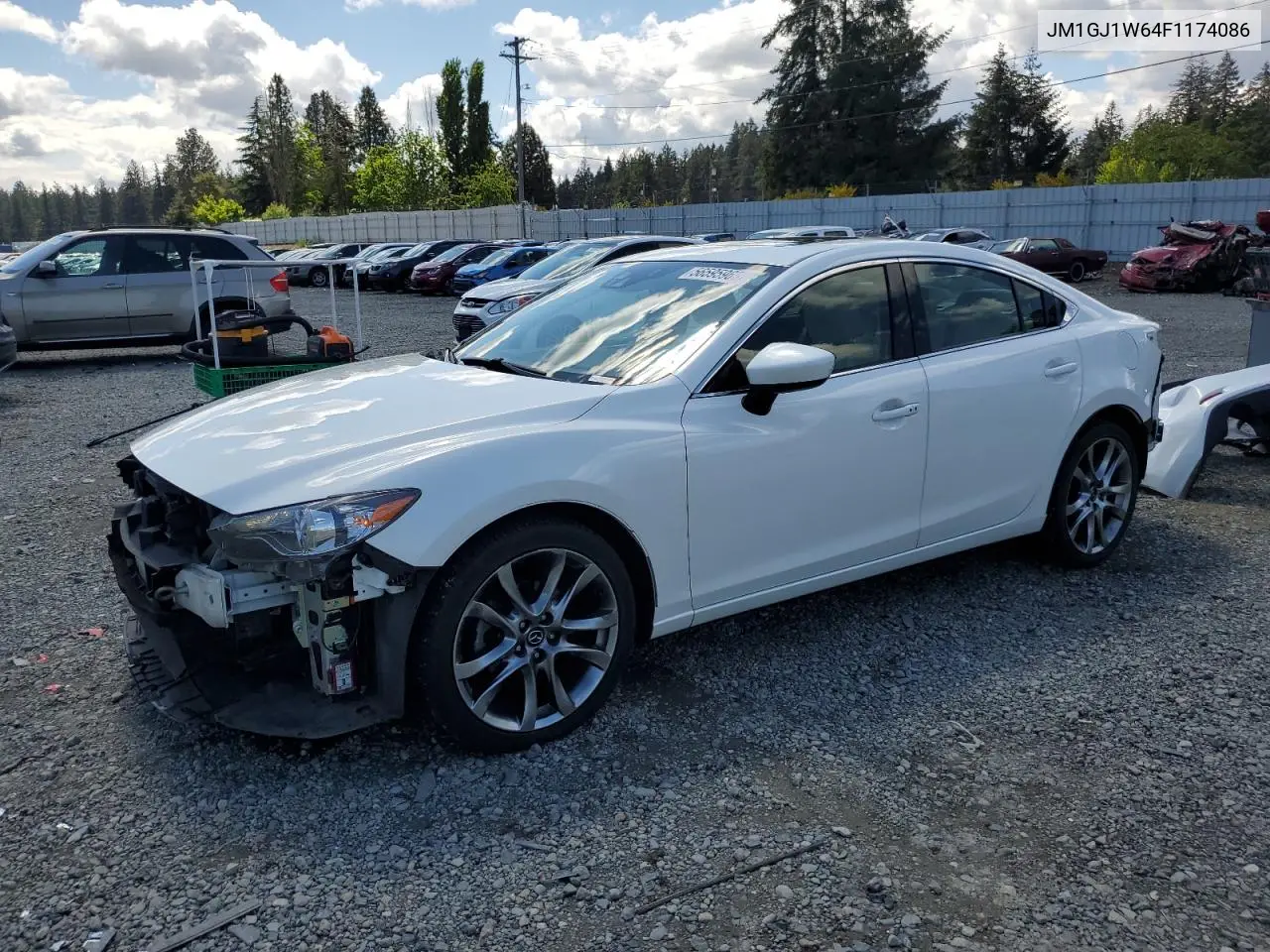 2015 Mazda 6 Grand Touring VIN: JM1GJ1W64F1174086 Lot: 56595965