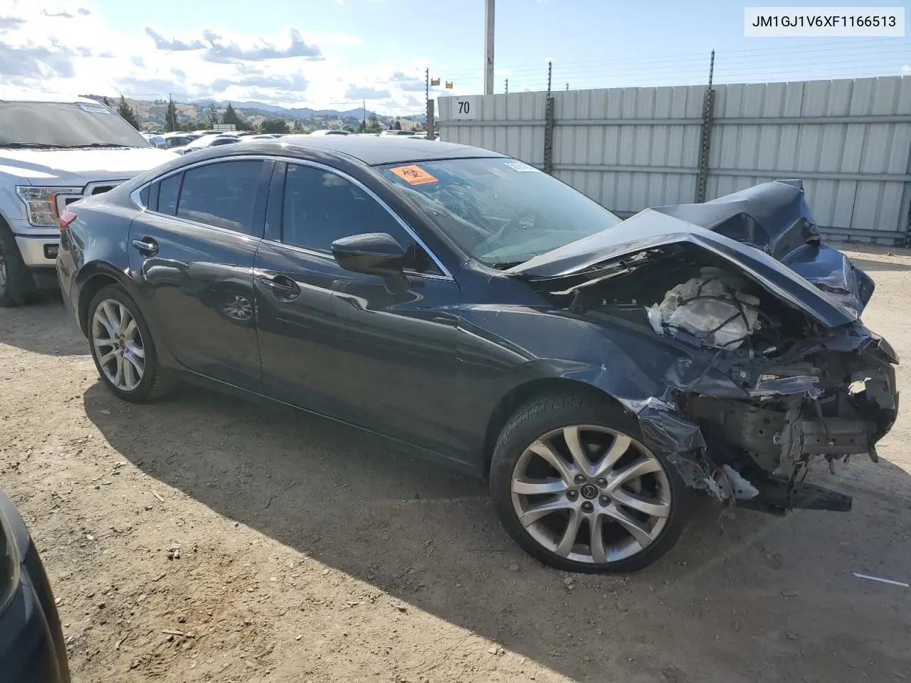 2015 Mazda 6 Touring VIN: JM1GJ1V6XF1166513 Lot: 56785455