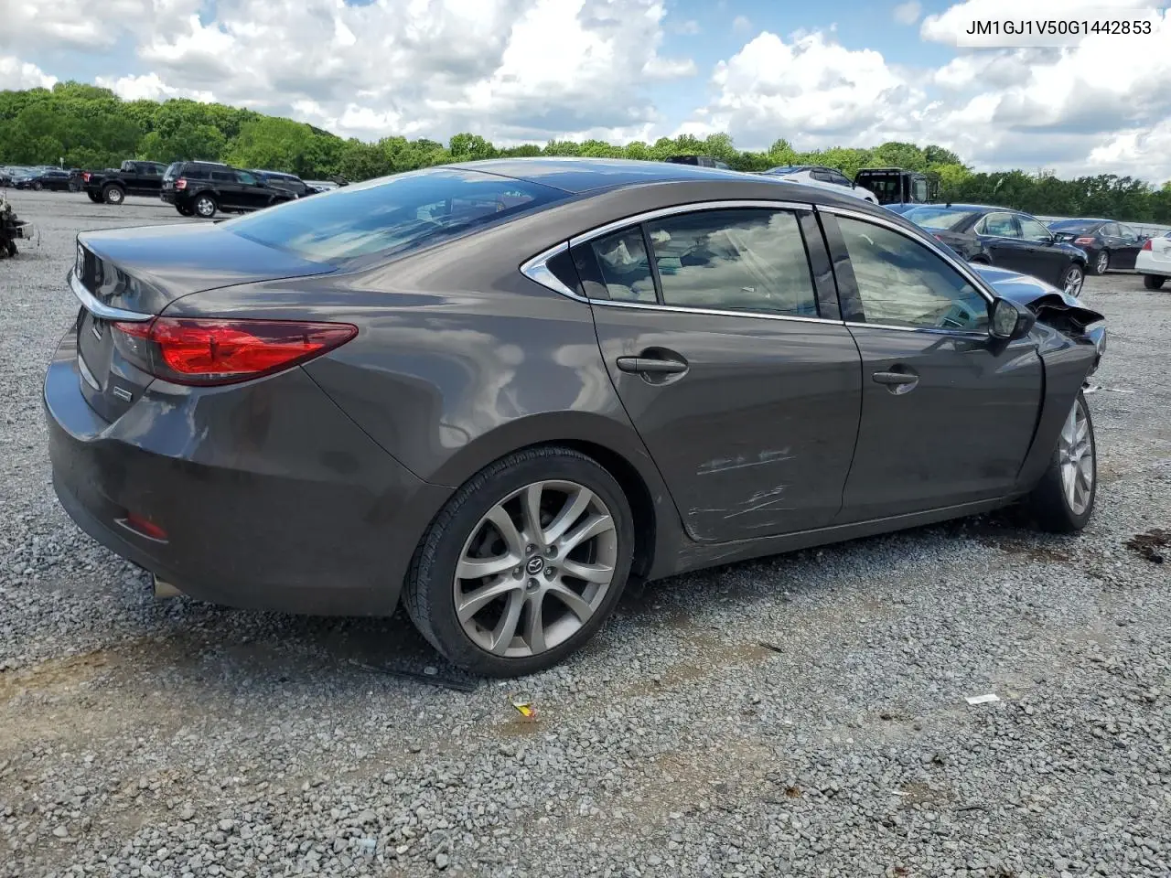 2016 Mazda 6 Touring VIN: JM1GJ1V50G1442853 Lot: 56409175