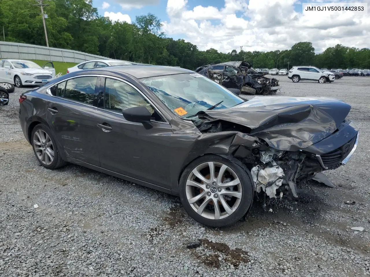 2016 Mazda 6 Touring VIN: JM1GJ1V50G1442853 Lot: 56409175