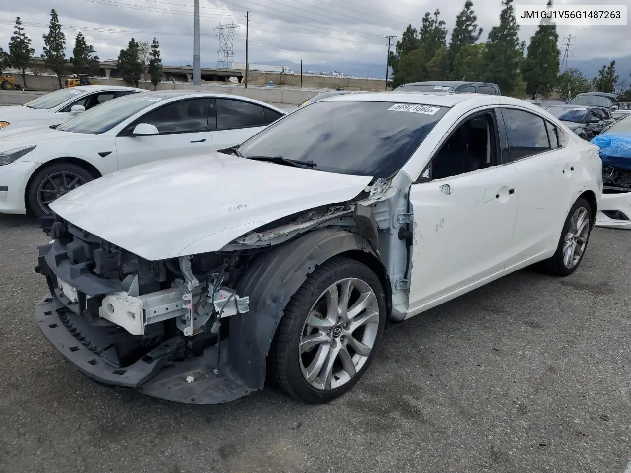 2016 Mazda 6 Touring VIN: JM1GJ1V56G1487263 Lot: 56971665