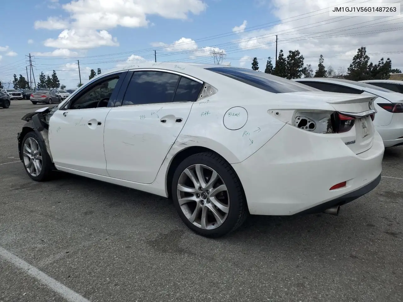 2016 Mazda 6 Touring VIN: JM1GJ1V56G1487263 Lot: 56971665