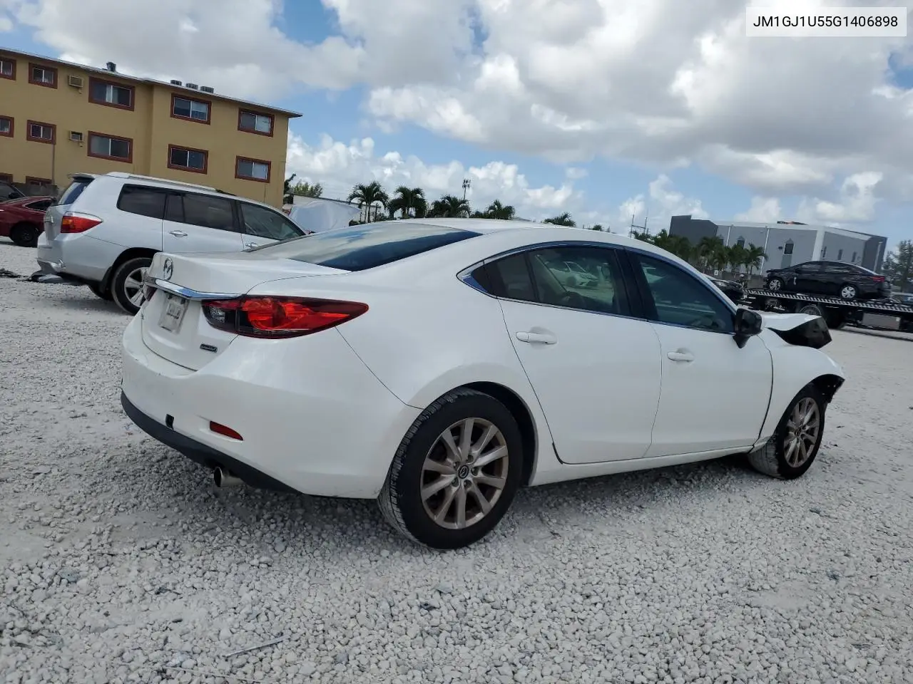 2016 Mazda 6 Sport VIN: JM1GJ1U55G1406898 Lot: 61195145
