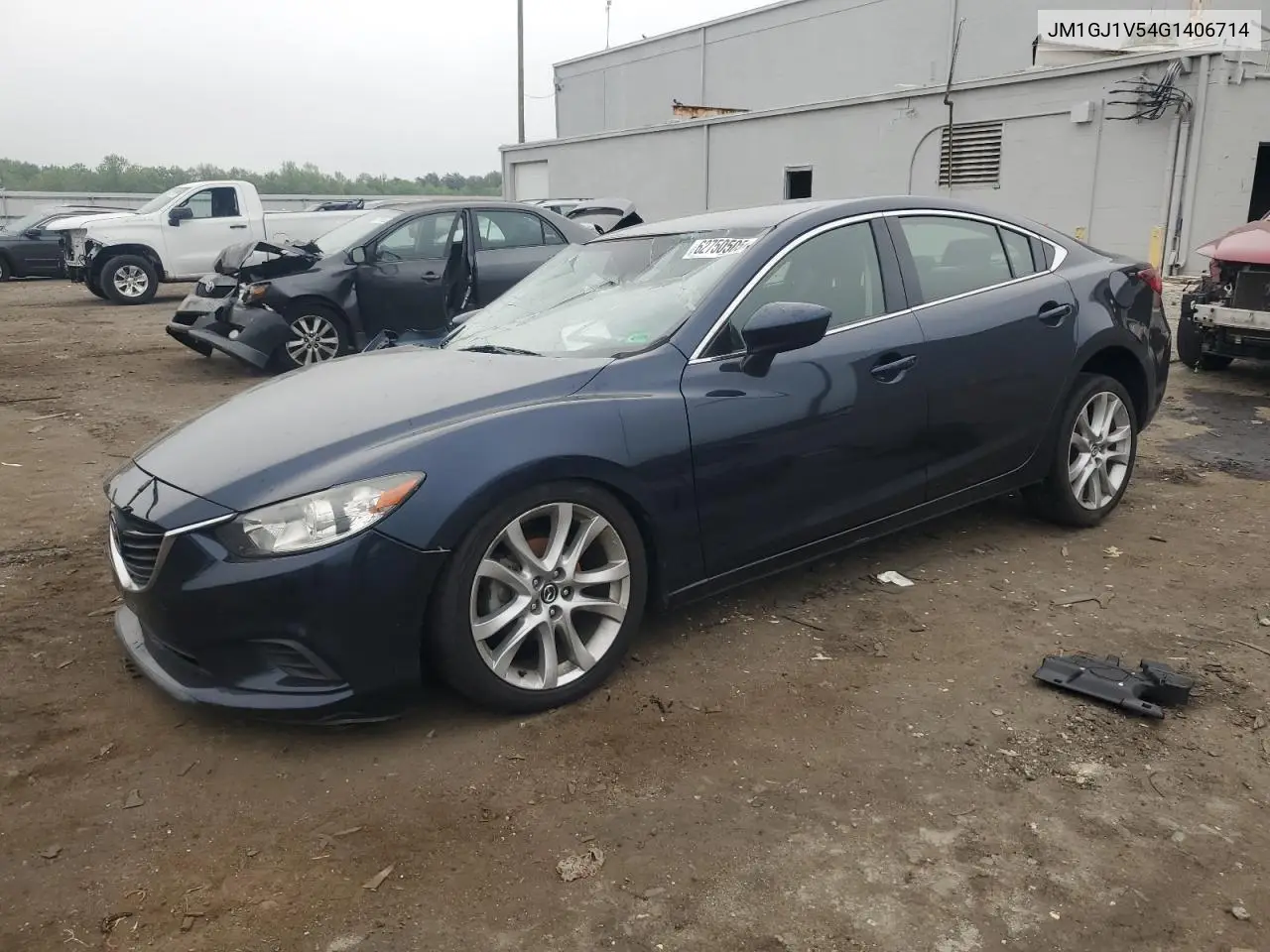 2016 Mazda 6 Touring VIN: JM1GJ1V54G1406714 Lot: 62750505