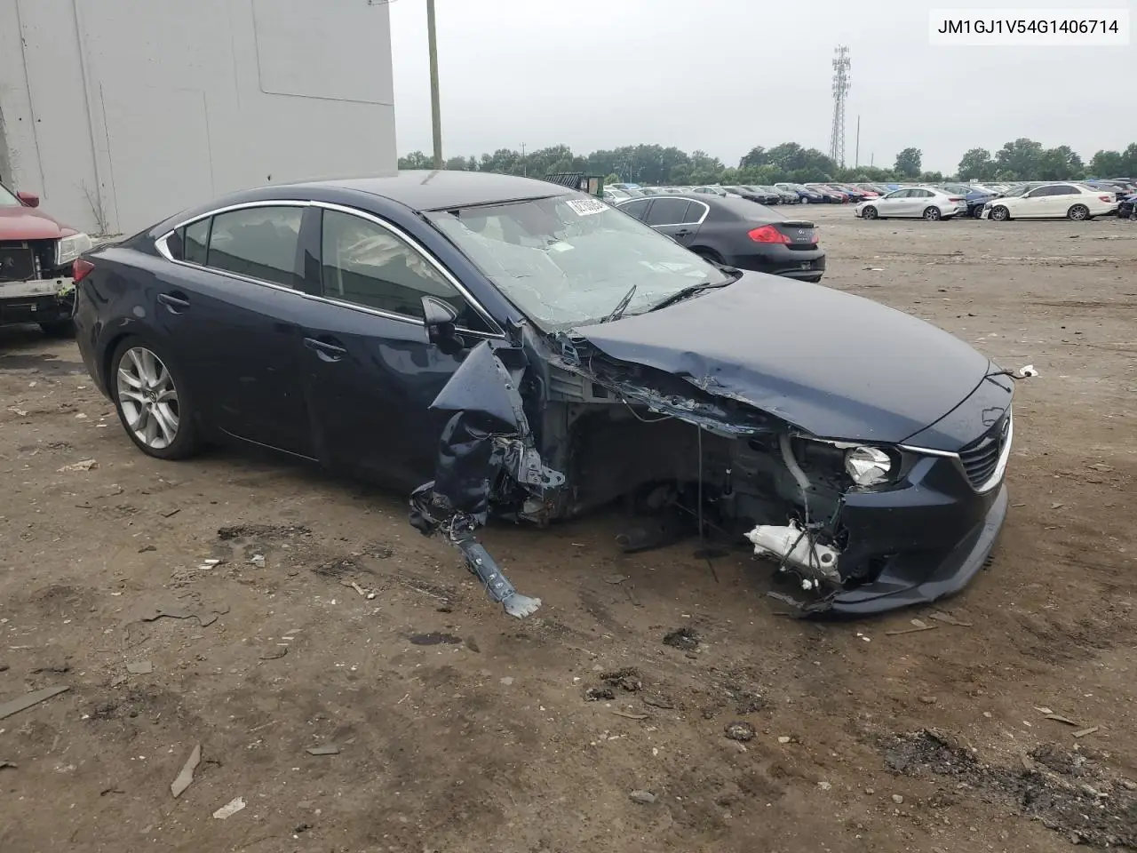 2016 Mazda 6 Touring VIN: JM1GJ1V54G1406714 Lot: 62750505