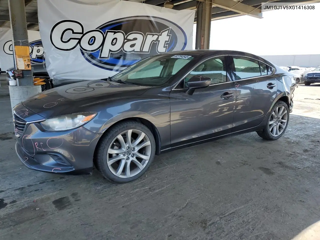 2016 Mazda 6 Touring VIN: JM1GJ1V5XG1416308 Lot: 62754545