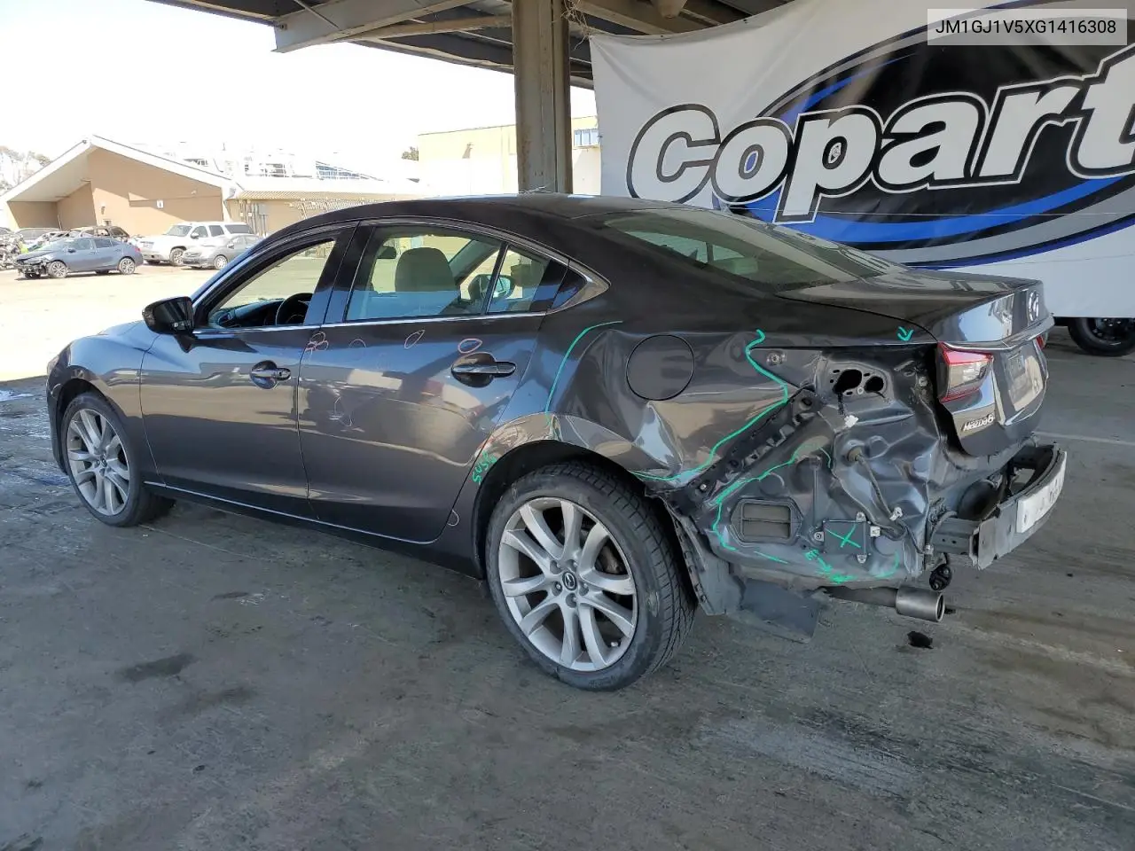 2016 Mazda 6 Touring VIN: JM1GJ1V5XG1416308 Lot: 62754545
