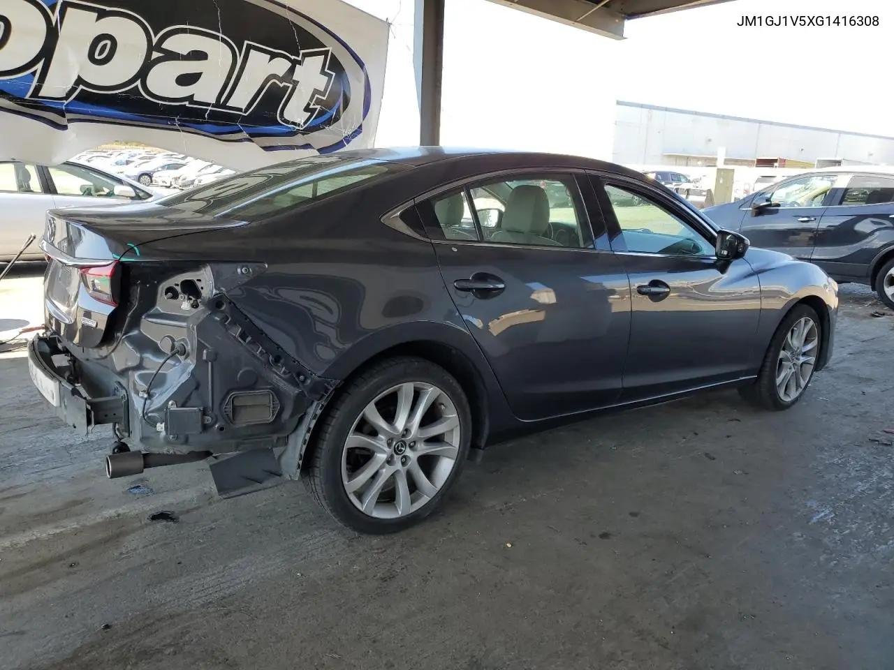 2016 Mazda 6 Touring VIN: JM1GJ1V5XG1416308 Lot: 62754545