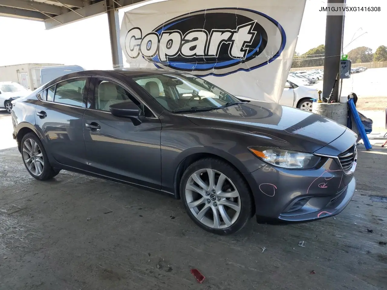 2016 Mazda 6 Touring VIN: JM1GJ1V5XG1416308 Lot: 62754545