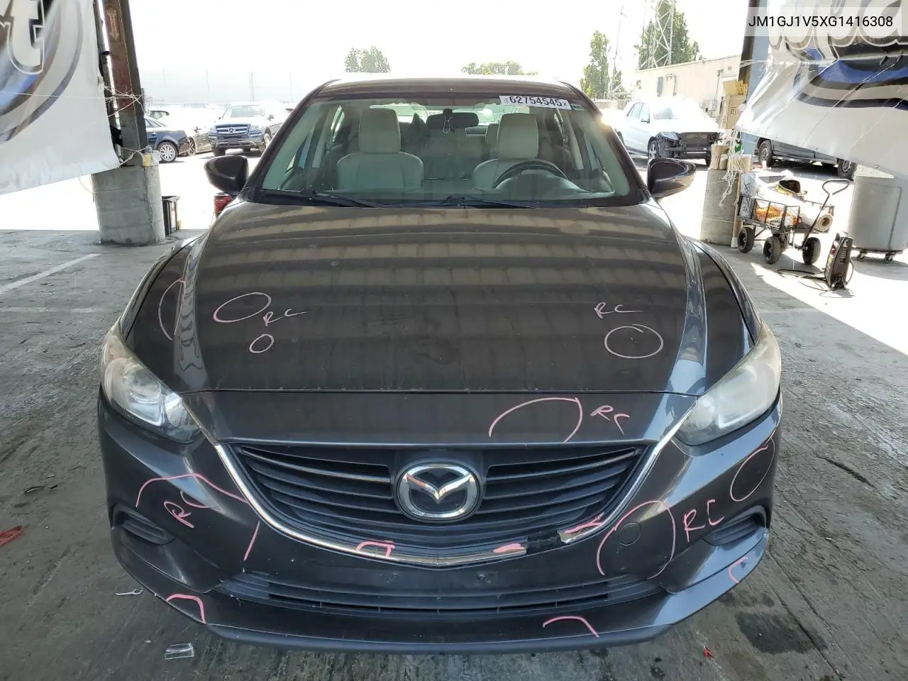 2016 Mazda 6 Touring VIN: JM1GJ1V5XG1416308 Lot: 62754545