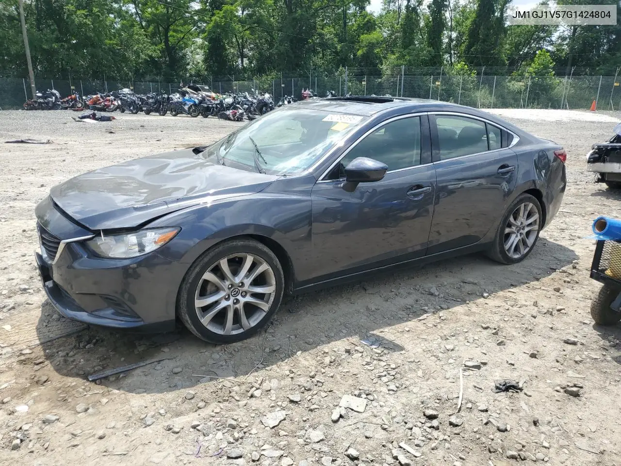 2016 Mazda 6 Touring VIN: JM1GJ1V57G1424804 Lot: 62788195