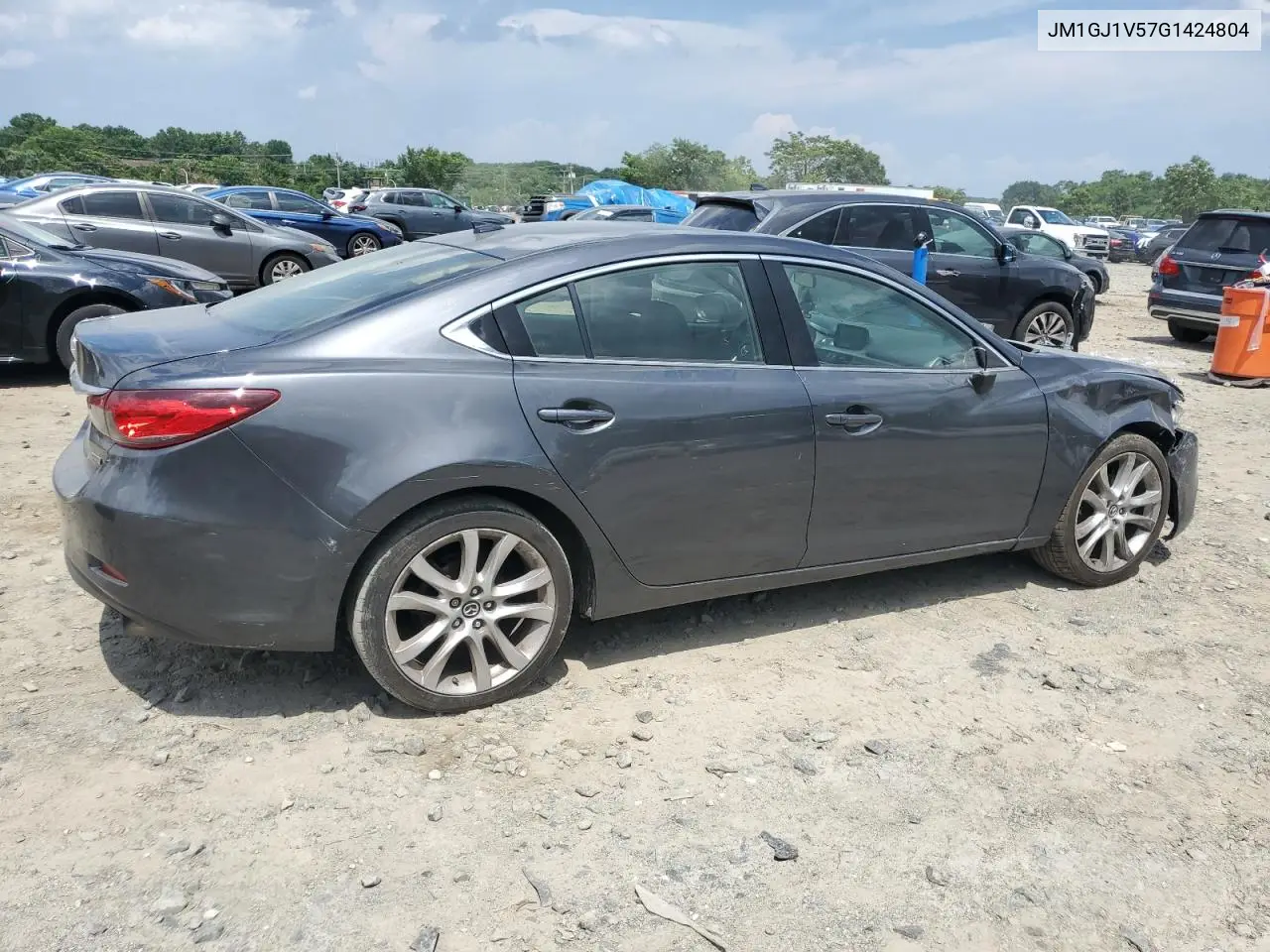 2016 Mazda 6 Touring VIN: JM1GJ1V57G1424804 Lot: 62788195