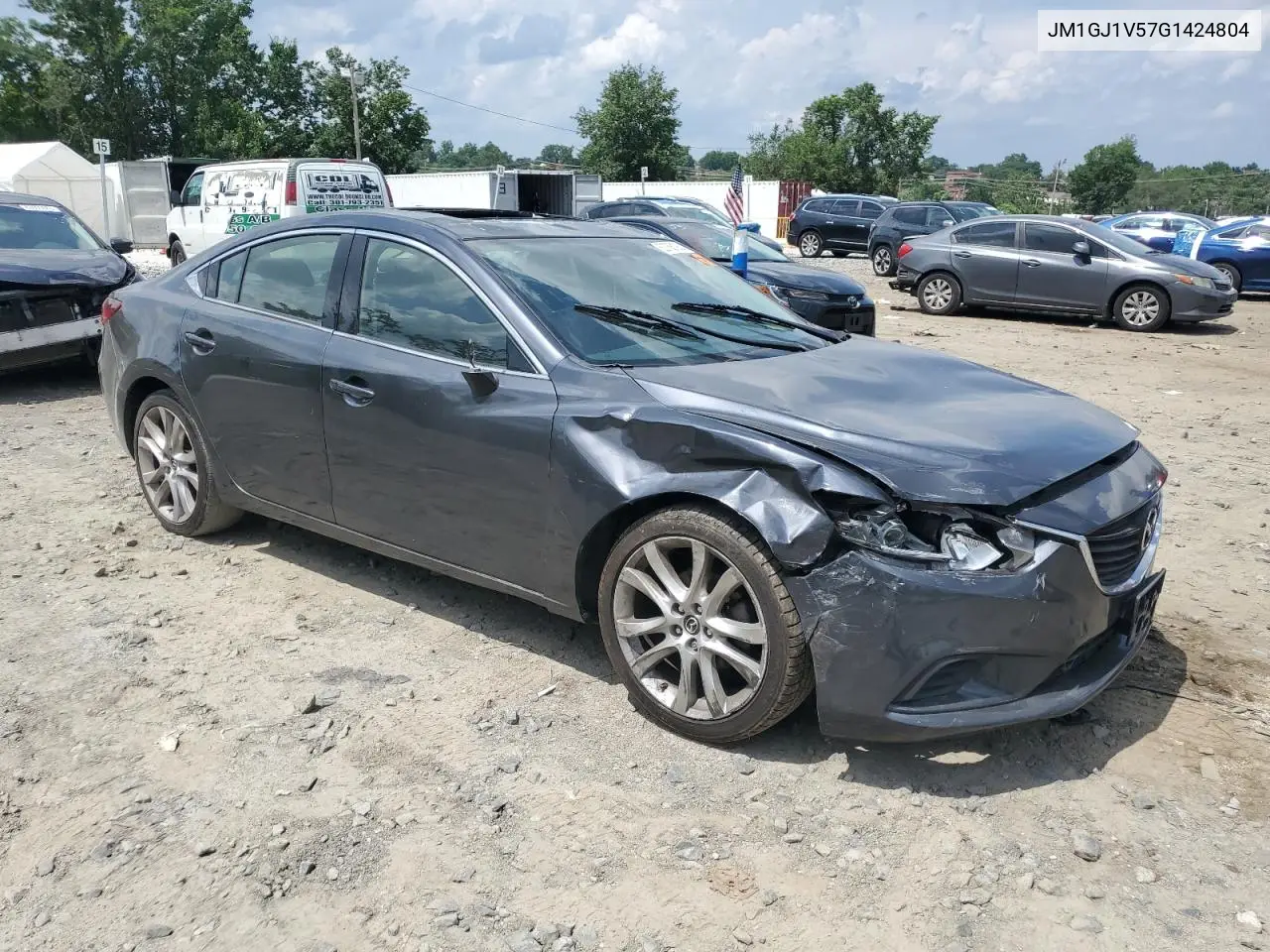 2016 Mazda 6 Touring VIN: JM1GJ1V57G1424804 Lot: 62788195