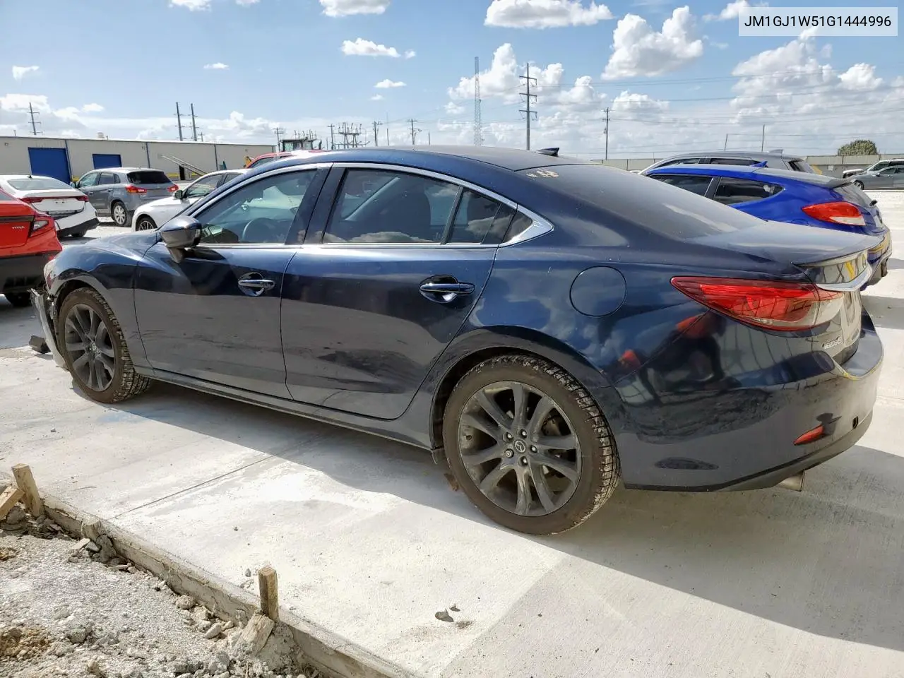2016 Mazda 6 Grand Touring VIN: JM1GJ1W51G1444996 Lot: 62860895