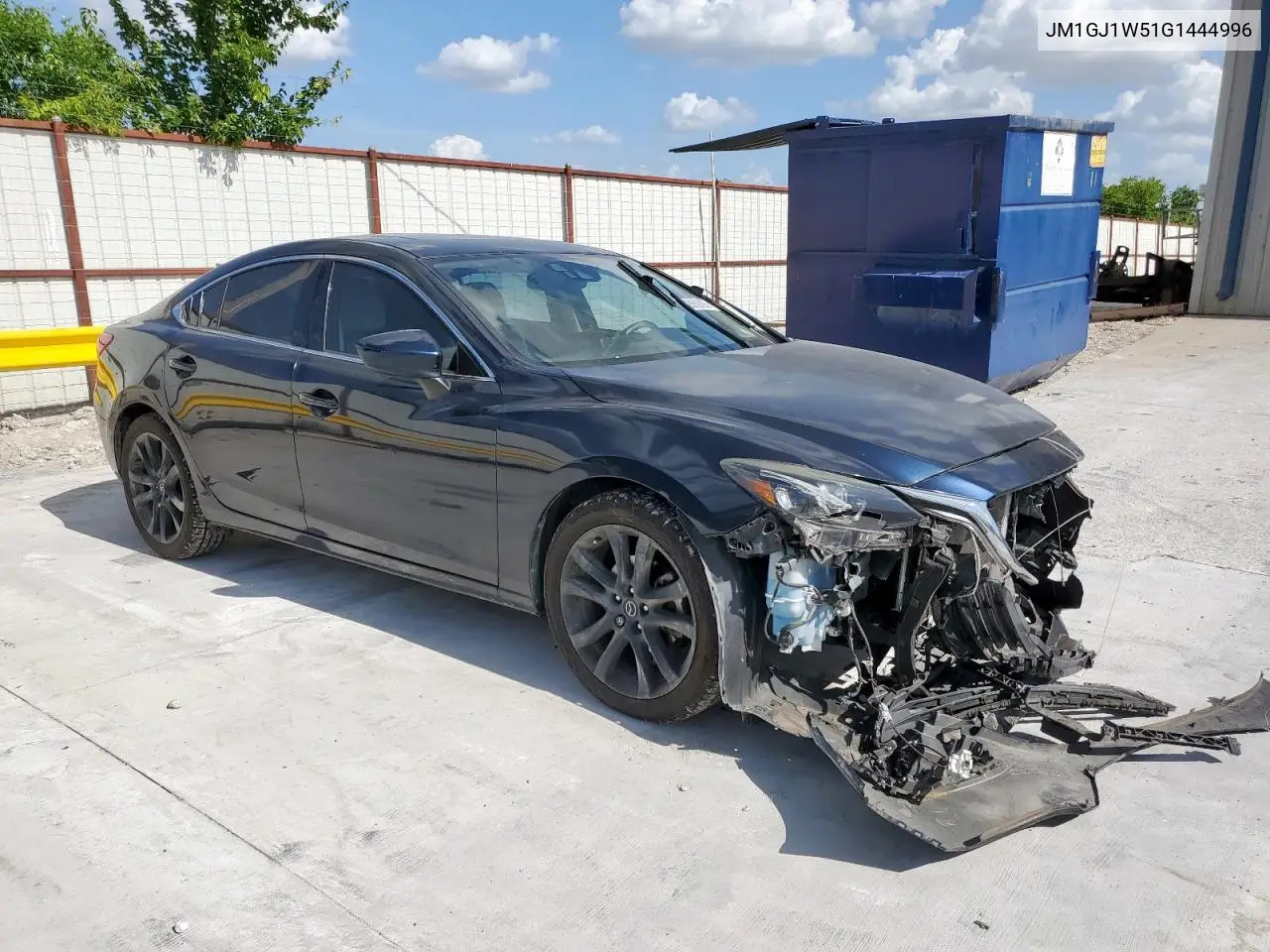 2016 Mazda 6 Grand Touring VIN: JM1GJ1W51G1444996 Lot: 62860895