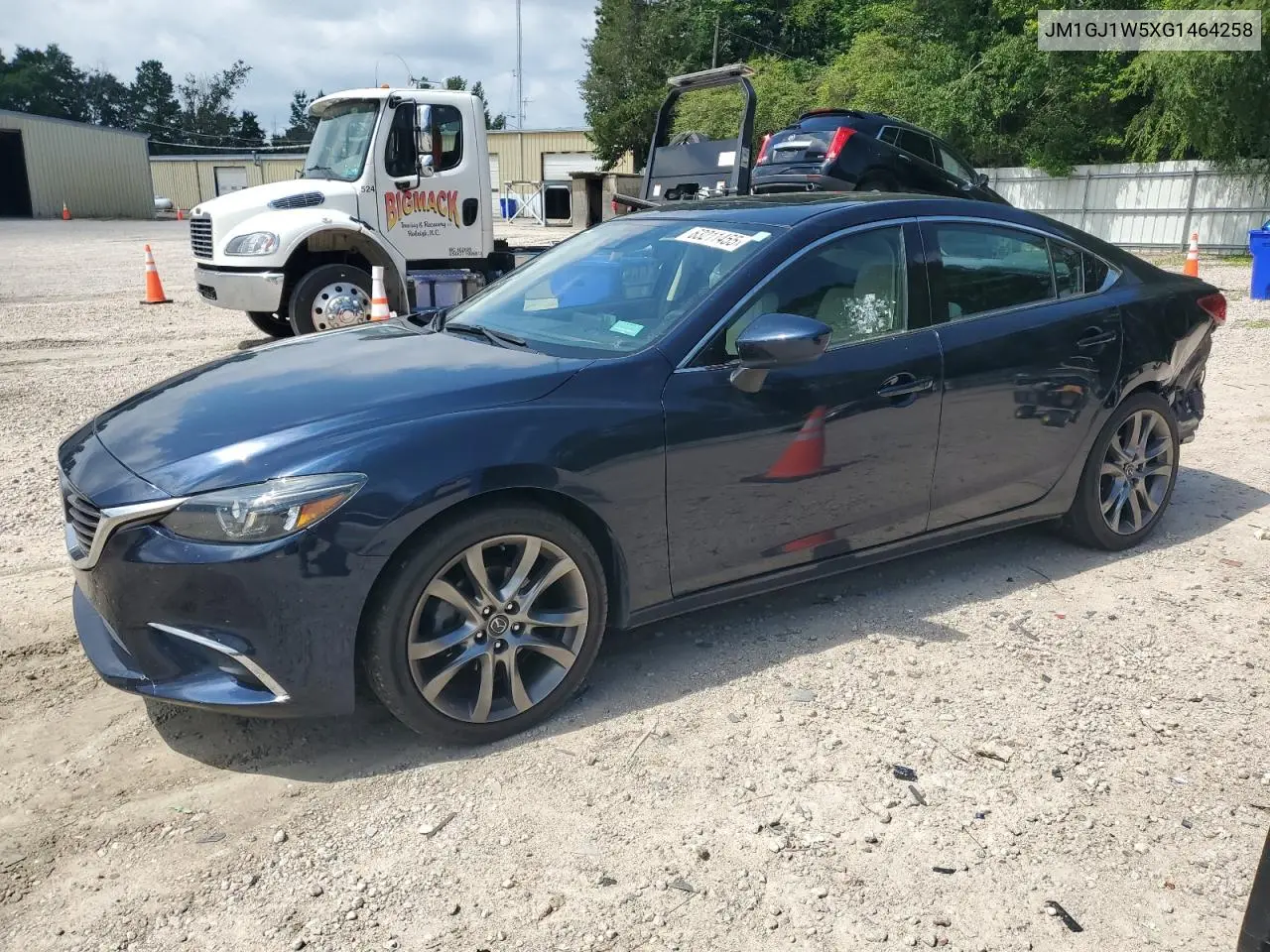2016 Mazda 6 Grand Touring VIN: JM1GJ1W5XG1464258 Lot: 63211455