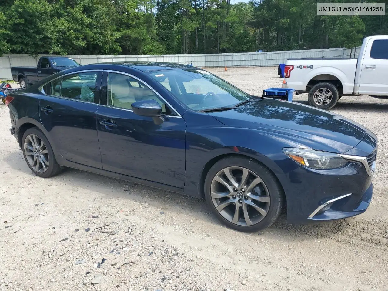2016 Mazda 6 Grand Touring VIN: JM1GJ1W5XG1464258 Lot: 63211455