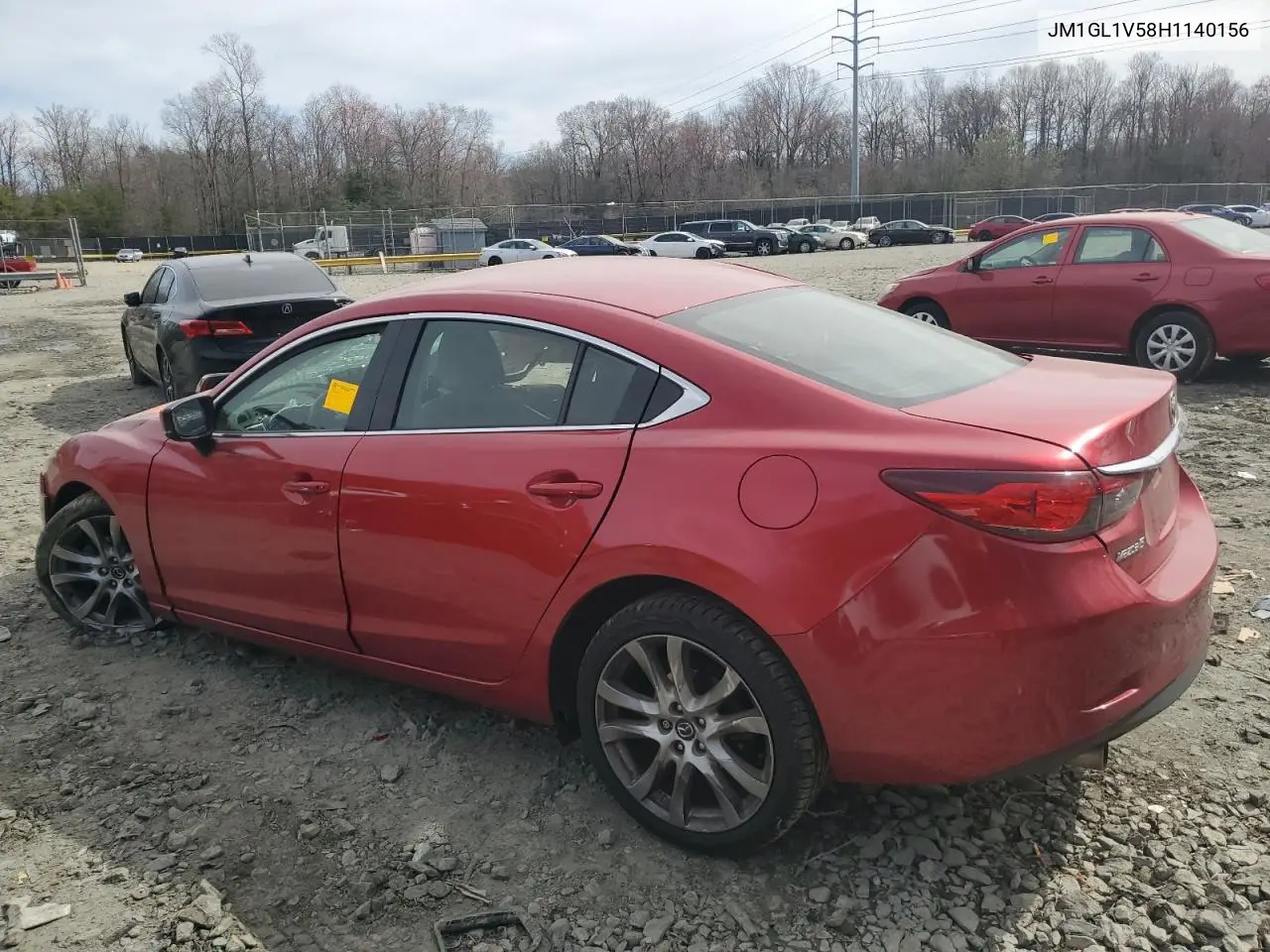 jm1gl1v58h1140156 JM1GL1V58H1140156 2017 Mazda 6 Touring