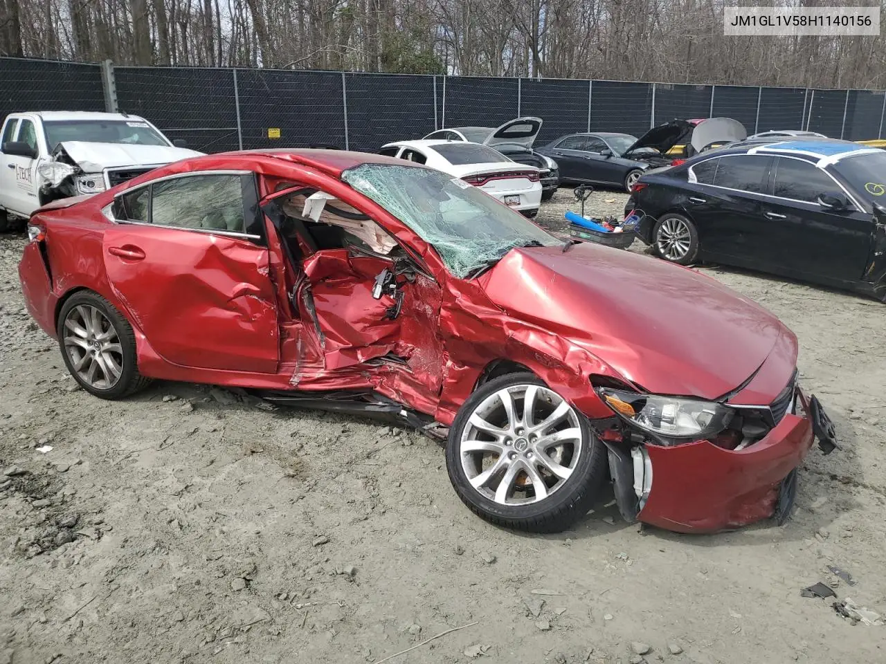 jm1gl1v58h1140156 JM1GL1V58H1140156 2017 Mazda 6 Touring