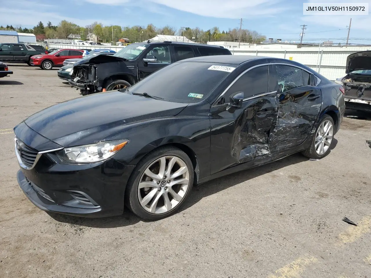 2017 Mazda 6 Touring VIN: JM1GL1V50H1150972 Lot: 54177755