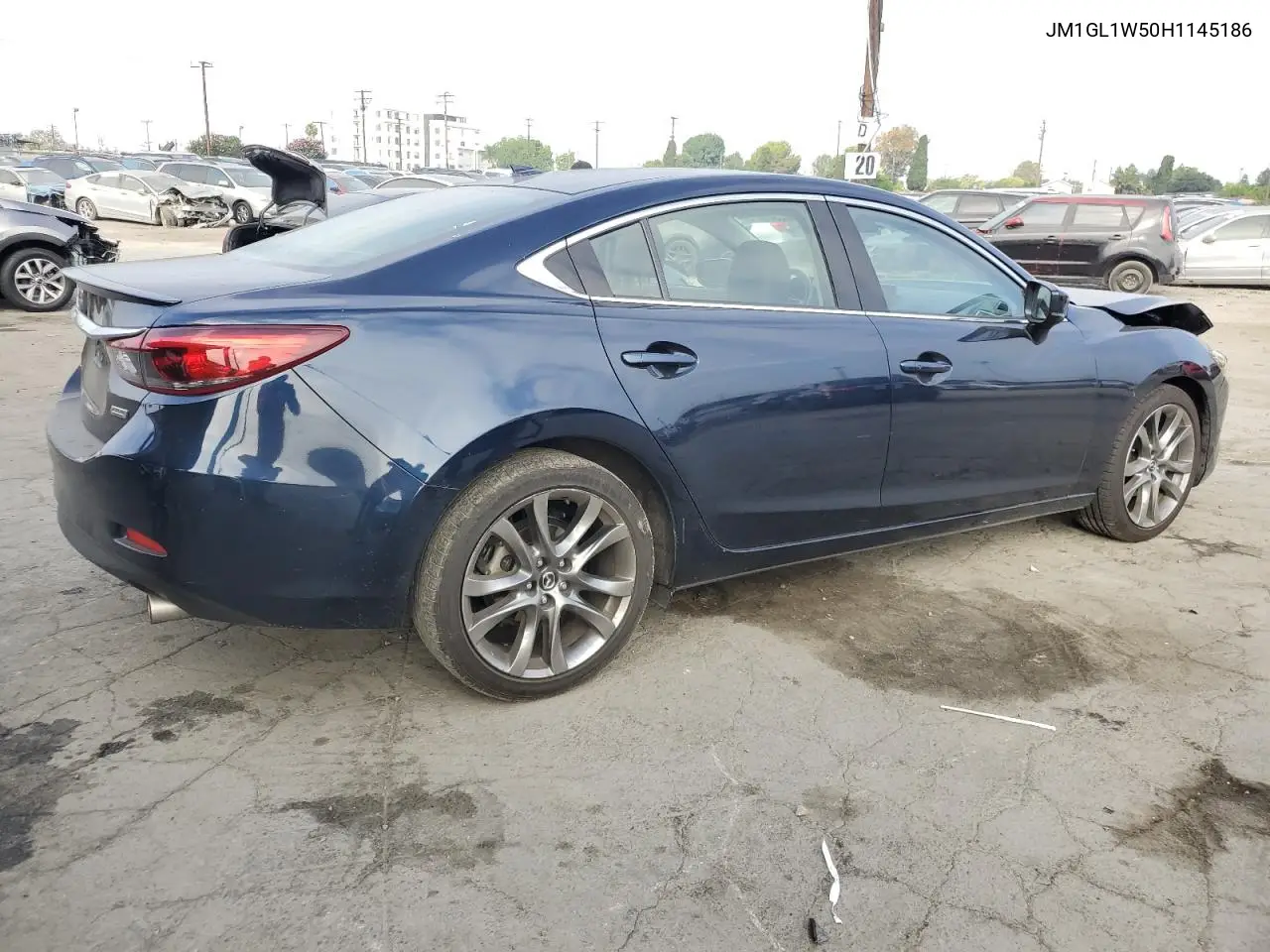 2017 Mazda 6 Grand Touring VIN: JM1GL1W50H1145186 Lot: 62346675