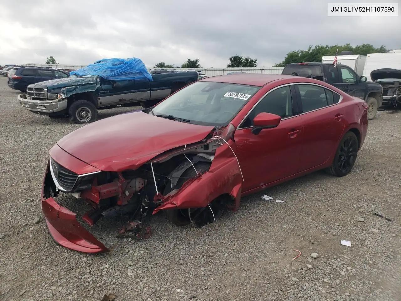 2017 Mazda 6 Touring VIN: JM1GL1V52H1107590 Lot: 62860195