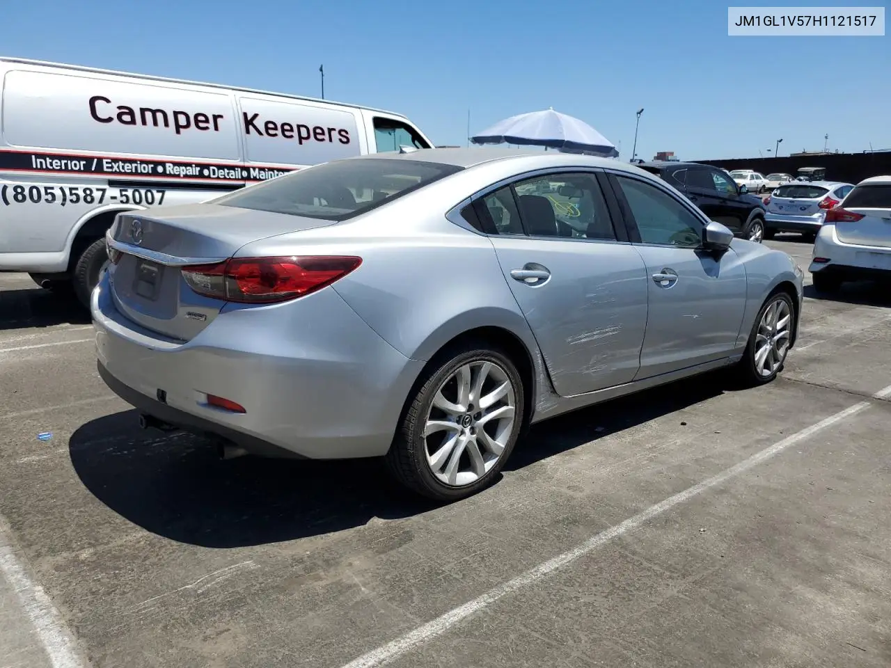 2017 Mazda 6 Touring VIN: JM1GL1V57H1121517 Lot: 63007325