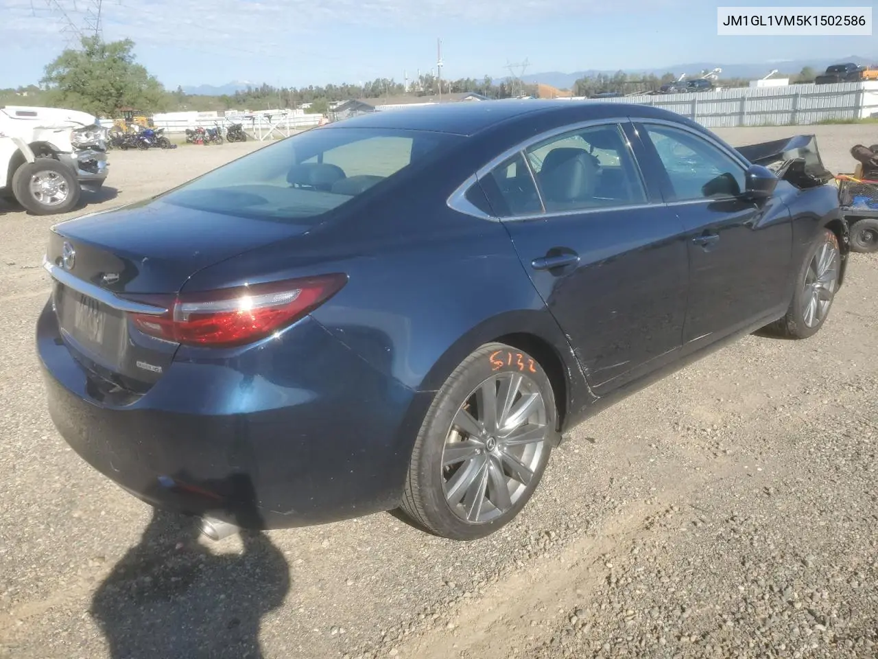 2019 Mazda 6 Touring VIN: JM1GL1VM5K1502586 Lot: 50774985