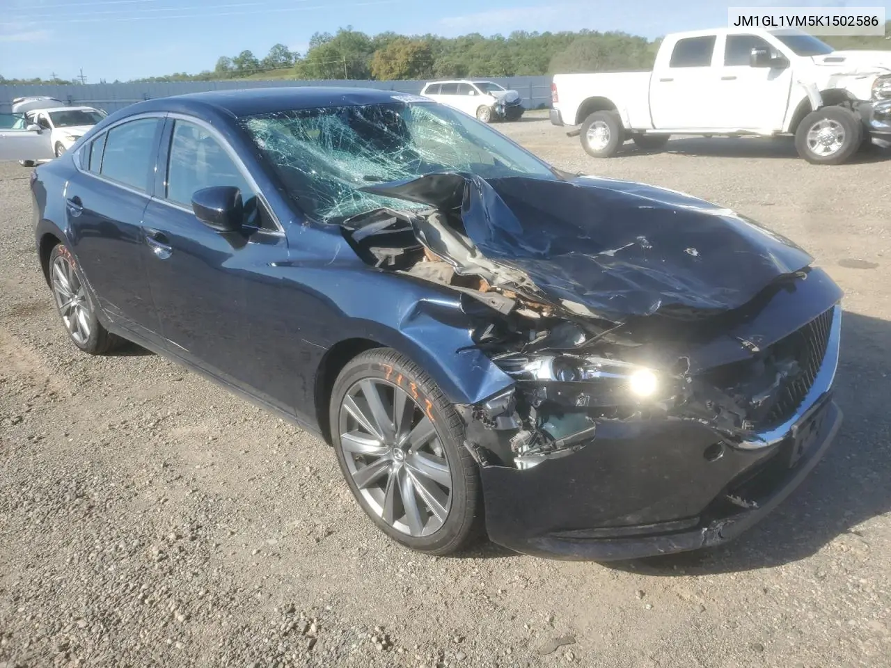 2019 Mazda 6 Touring VIN: JM1GL1VM5K1502586 Lot: 50774985