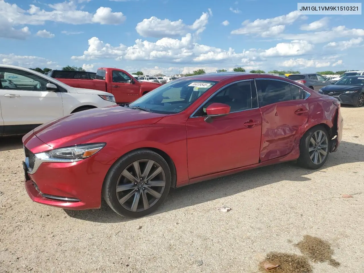2019 Mazda 6 Touring VIN: JM1GL1VM9K1510321 Lot: 56039545