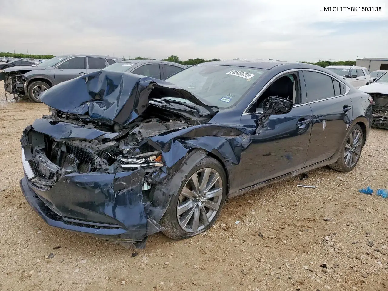 2019 Mazda 6 Grand Touring VIN: JM1GL1TY8K1503138 Lot: 60540275