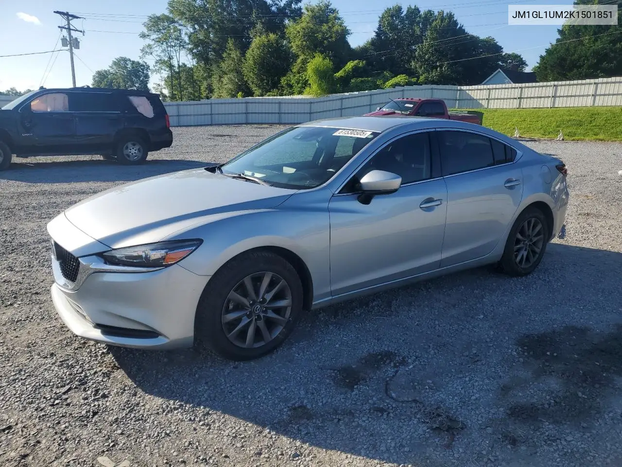 2019 Mazda 6 Sport VIN: JM1GL1UM2K1501851 Lot: 61530505