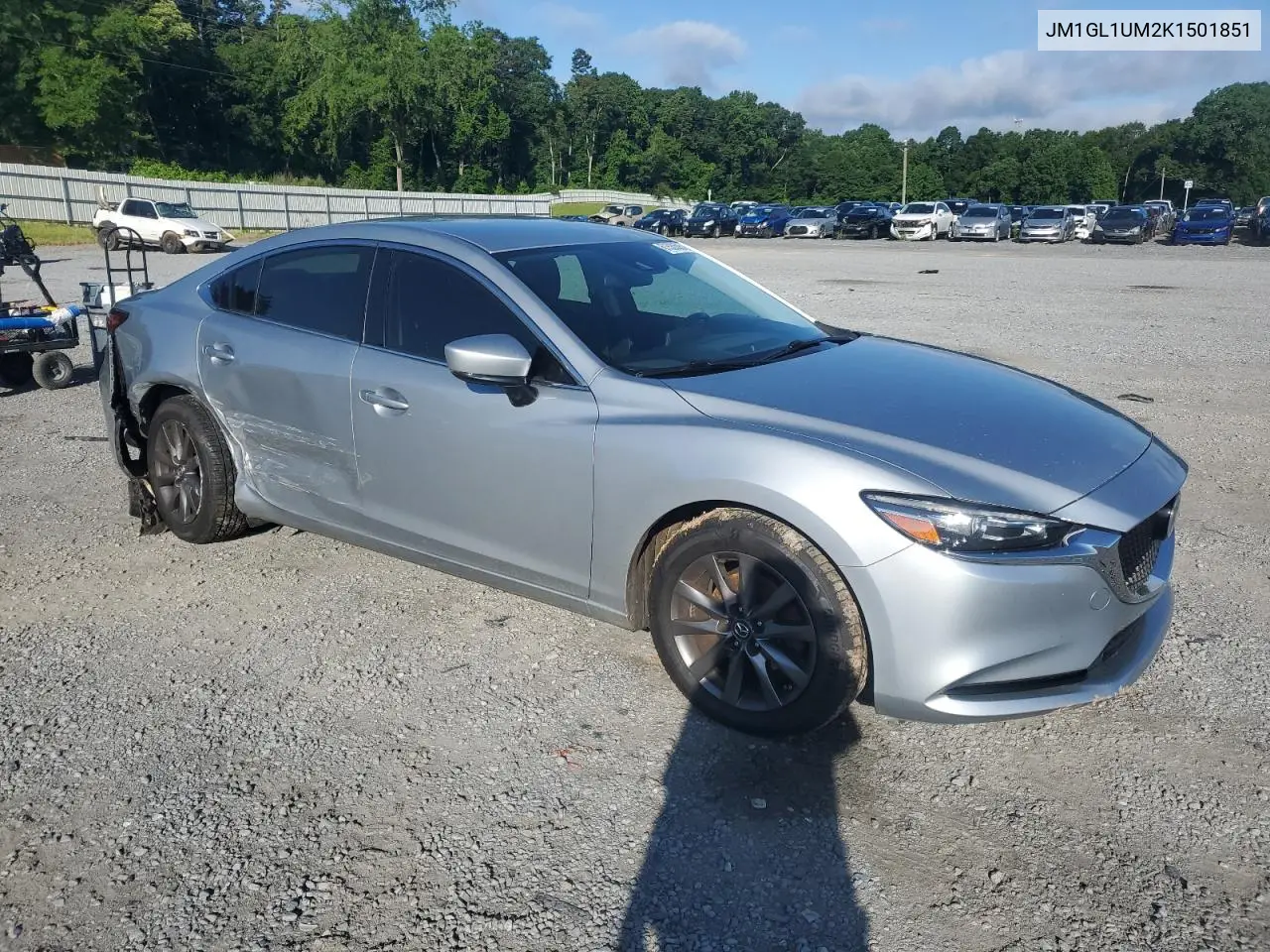 2019 Mazda 6 Sport VIN: JM1GL1UM2K1501851 Lot: 61530505