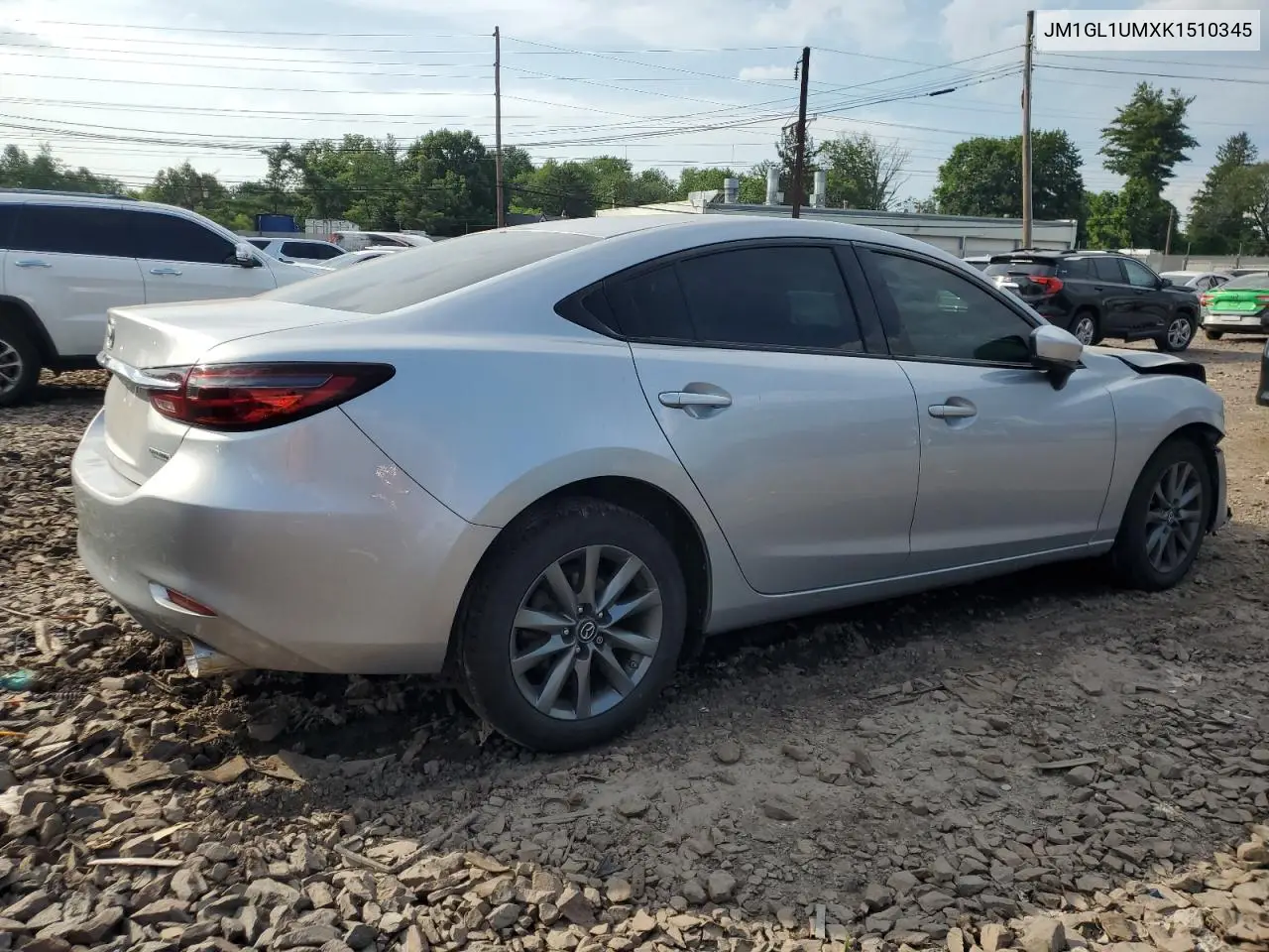 2019 Mazda 6 Sport VIN: JM1GL1UMXK1510345 Lot: 62304915