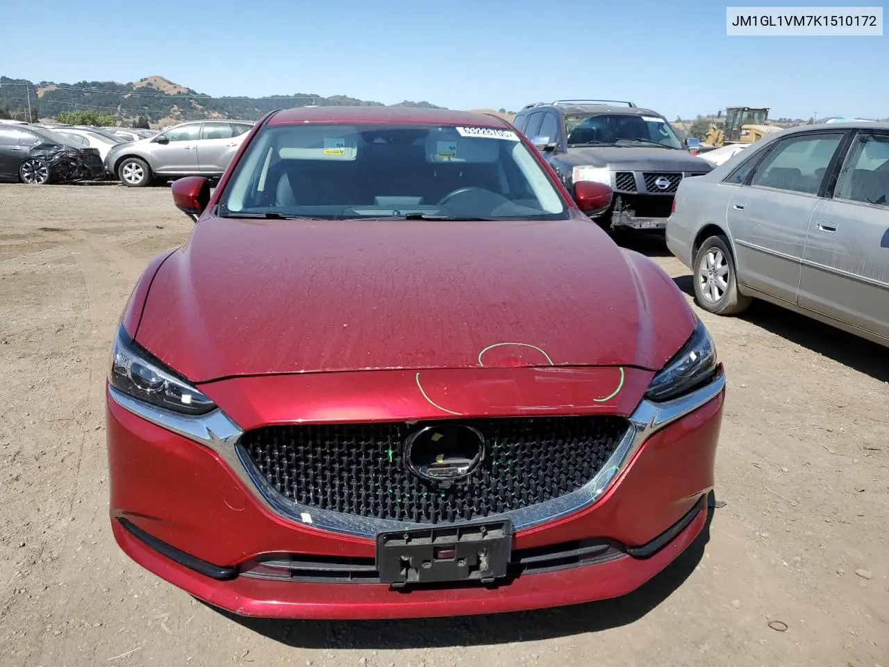 2019 Mazda 6 Touring VIN: JM1GL1VM7K1510172 Lot: 63228705