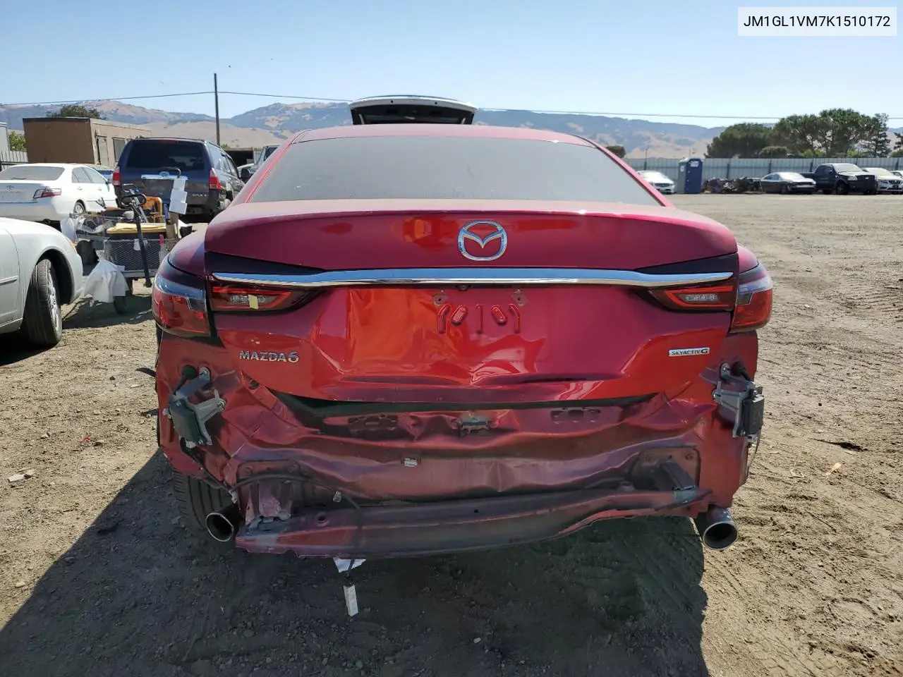 2019 Mazda 6 Touring VIN: JM1GL1VM7K1510172 Lot: 63228705