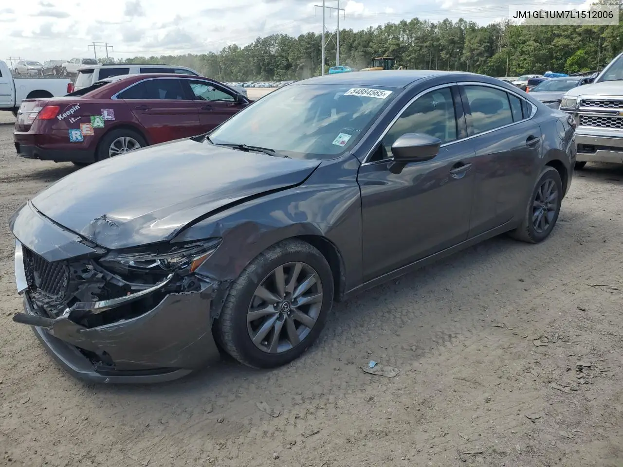 2020 Mazda 6 Sport VIN: JM1GL1UM7L1512006 Lot: 54884565